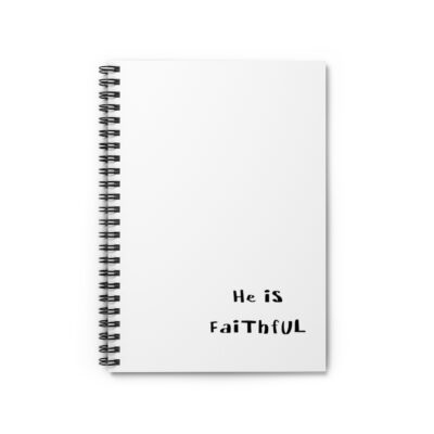 Faithful Spiral Notebook - Ruled Line
